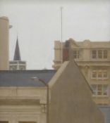 HARRY HOLLAND oil on board - entitled verso on Bruton Gallery (New York and Somerset), 'Bute