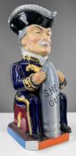 A WILKINSON TOBY JUG OF DAVID LLOYD GEORGE DESIGNED BY SIR FRANCIS CARRUTHERS GOULD commemorating