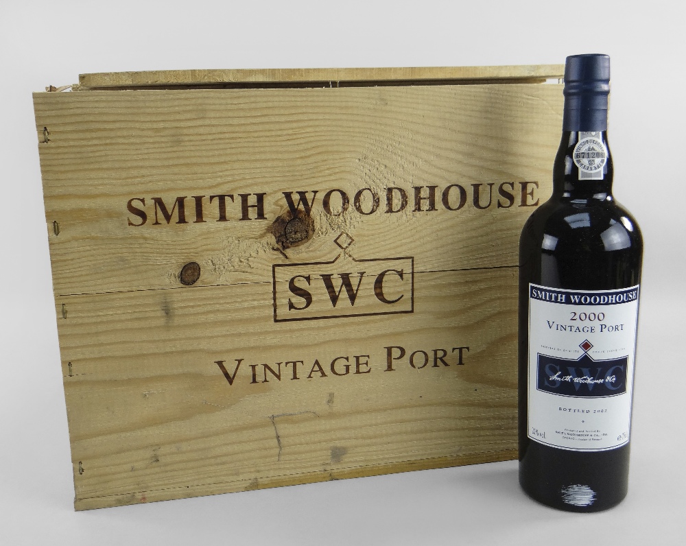 TWELVE BOTTLES OF SMITH WOODHOUSE 2000 VINTAGE PORT, produced and bottled...