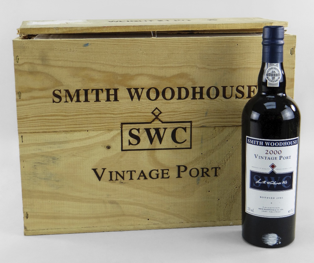 TWELVE BOTTLES OF SMITH WOODHOUSE 2000 VINTAGE PORT, produced and bottled...