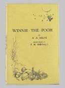 MILNE (A. A.) Winnie-the-Pooh, first edition, illustrations by E.H. Shepard, map endpapers, original