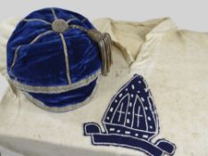 A CIRCA 1934 MARLBOROUGH COLLEGE RUGBY UNION JERSEY & ASSOCIATED CAP FOR (JOHN) BRIAN BIRKETT (