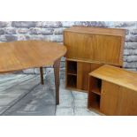 POUL CADOVIUS RIO TEAK MODULAR WALL CABINETS & A TEAK DINING TABLE