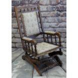 EARLY 20TH CENTURY AMERICAN ROCKING CHAIR
