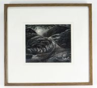 FLORA MCLACHLAN limited edition (1/120) etching - 'Eclogue VI', signed in pencil, 16 x 19.5cms