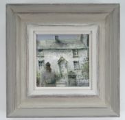 ANDREW DOUGLAS-FORBES oil on board - 'Carew Cottage', signed, 14.5 x 14.5cms Condition Report: