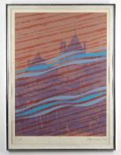 ALAN WOOD (1935-2017) limited edition (45/50) screenprint - Castel Coch, signed, numbered and