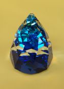 SWAROVSKI CRYSTAL 'RIO' CONE PAPERWEIGHT