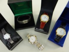 ASSORTED WRISTWATCHES comprising Raymond Weil boxed stainless steel wristwatch, 3 x Sekonda