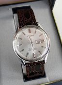 SEIKO SEIKOMATIC DAY DATE WRISTWATCH, ref. 6216-9000, stainless steel, diashock 39 jewels, having '