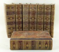 BINDINGS: GASPEY (THOMAS) The History of England, c. 1860s, 8 vols Conditoion: minor wear,