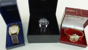 ASSORTED WRISTWATCHES comprising Watches of Switzerland automatic 'Seafarer' in Rotary box,
