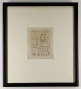 MARTIN BLOCH rare 1914 etching - entitled 'In the Bedroom', from the period in which Bloch was