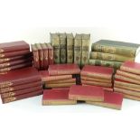 BINDINGS: INTERNATIONAL UNIVERSITY SOC. Crowned Masterpieces of Eloquence, 10 vols., green half