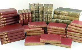 BINDINGS: INTERNATIONAL UNIVERSITY SOC. Crowned Masterpieces of Eloquence, 10 vols., green half