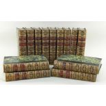 BINDINGS: THACKERAY (WILLIAM) The Works, 1892, 13 vols, half calf, gilt tooled spines Condition: