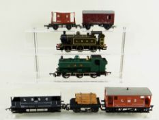 HORNBY RAILWAYS: TWO LOCOMOTIVES including a GWR 0-3-0 tank locomotive and a LBSC 100 0-3-0