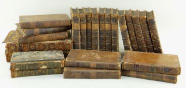 ASSORTED ANTIQUARIAN BOOKS including 'The Adventurer', 1754, 2nd Edition, volumes 1-4, 'Letters Writ