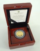 ROYAL MINT THE 95TH BIRTHDAY OF HER MAJESTY THE QUEEN 2021 UK QUARTER-OUNCE GOLD PROOF COIN, in