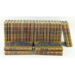 BINDINGS: SCOTT (WALTER) Waverley Novels. 1889-7, 23 vols, half calf, gilt tooled spines