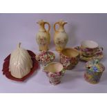 ROYAL WINTON GRIMWADES, an assortment also similar items including Carltonware leaf shaped butter