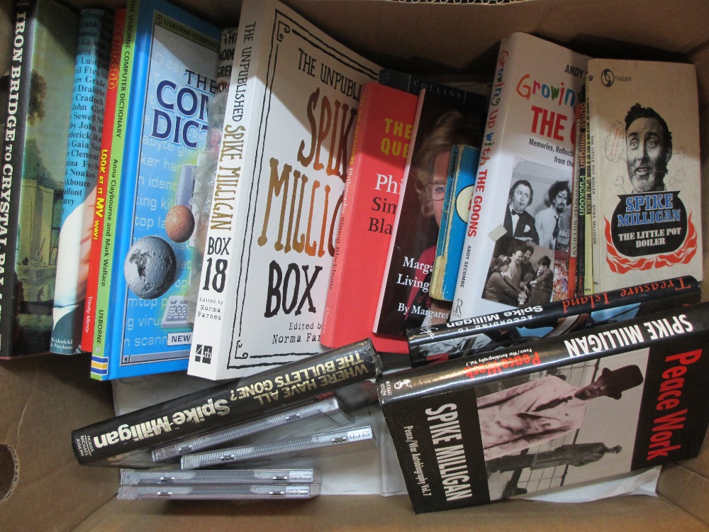 VINTAGE & LATER BOOKS, in six boxes, Antiques, Travel, Spike Milligan, pocketbooks and others - Image 2 of 7