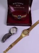 ZENITH MECHANICAL LADY'S WATCH, Quartz Rado and boxed Rotary watch