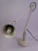 TERRY & SONS VINTAGE ANGLEPOISE LAMP on circular base