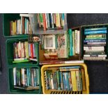 BOOKS - a large collection of cricket related titles (7 boxes)