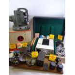 ARGUS VINTAGE CAMERA, Ensign boxed camera, Paillard' Bolex cine camera and projector, a cased