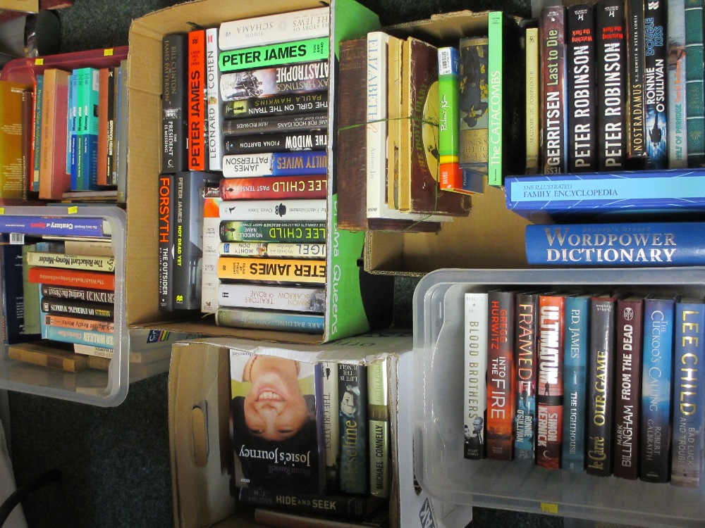 MAINLY MODERN & VINTAGE BOOKS, authors include Peter James, Claire Balding, Shaun Russell, Monty