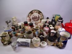 NOVELTY MONEY BOXES and an assortment of other ceramics ETC