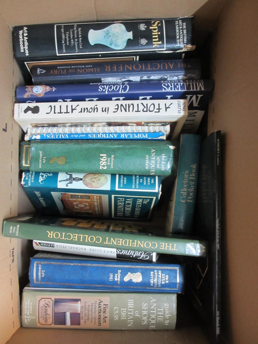 VINTAGE & LATER BOOKS, in six boxes, Antiques, Travel, Spike Milligan, pocketbooks and others - Image 7 of 7