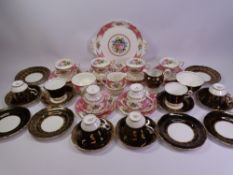 ROYAL ALBERT LADY CARLYLE TEAWARE, approximately 20 pieces and Royal Stuart teaware, approximately