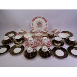 ROYAL ALBERT LADY CARLYLE TEAWARE, approximately 20 pieces and Royal Stuart teaware, approximately