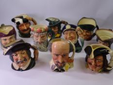 ROYAL DOULTON LARGE CHARACTER JUGS (10) - The Shakespearean Collection - William Shakespeare
