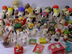 SNOOPY PLASTIC MODEL FIGURES, a good assortment and a Nintendo game and watch small console (