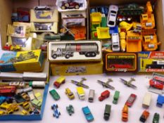 VINTAGE & LATER CORGI, DINKY, LESNEY & MATCHBOX DIECAST VEHICLES, an empty box for A Bloodhound