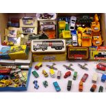 VINTAGE & LATER CORGI, DINKY, LESNEY & MATCHBOX DIECAST VEHICLES, an empty box for A Bloodhound