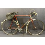 HUGH PORTER BANTEL GENT'S RACER BICYCLE with Brookes leather saddle and back carry bag