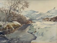 WILLIAM SELWYN watercolour - titled 'Snowdon From Nantlle' to label verso, signed lower right, 36