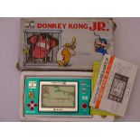 NINTENDO GAME & WATCH DONKEY KONG JUNIOR with box (appears working with used batteries, screen is