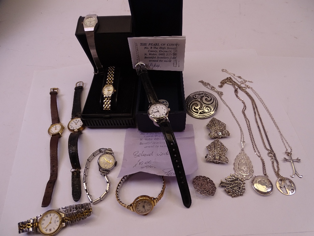 LADY'S WATCHES - a parcel of eight mechanical and Quartz wristwatches including Sekonda, Avia,