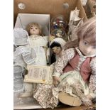 MODERN COLLECTOR'S DOLLS, miniature wirework furniture, animated and other globes ETC