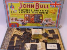TOYS - boxed John Bull Picture, Printing and Letter Type Outfit with near complete contents
