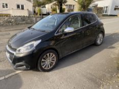 PEUGEOT 208 FIVE DOOR HATCHBACK - 1.2 Pure Tech 82 Allure, Manual, Petrol, Black, Registration No