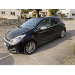 PEUGEOT 208 FIVE DOOR HATCHBACK - 1.2 Pure Tech 82 Allure, Manual, Petrol, Black, Registration No