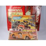 VINTAGE SCALEXTRIC, BOXED REMOTE CONTROL CAR and two table-top board games titled 'Campaign' by