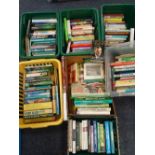 BOOKS - a large collection of cricket related titles (7 boxes)