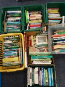 BOOKS - a large collection of cricket related titles (7 boxes)